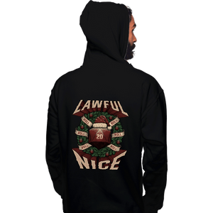 Shirts Pullover Hoodies, Unisex / Small / Black Lawful Nice Christmas