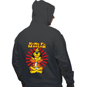 Daily_Deal_Shirts Pullover Hoodies, Unisex / Small / Charcoal Kung Fu Master