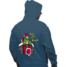 Load image into Gallery viewer, Secret_Shirts Pullover Hoodies, Unisex / Small / Indigo Blue Long Live The Grinch!
