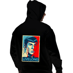 Daily_Deal_Shirts Pullover Hoodies, Unisex / Small / Black Live Long