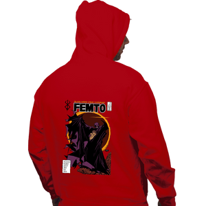 Secret_Shirts Pullover Hoodies, Unisex / Small / Red Femto Comics