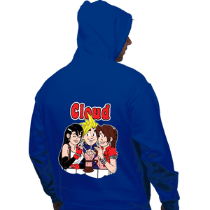 Shirts Pullover Hoodies, Unisex / Small / Royal Blue Cloud Comics