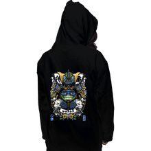 Load image into Gallery viewer, Daily_Deal_Shirts Pullover Hoodies, Unisex / Small / Black Samurai Leo
