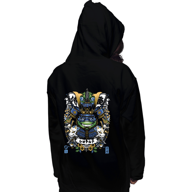 Daily_Deal_Shirts Pullover Hoodies, Unisex / Small / Black Samurai Leo