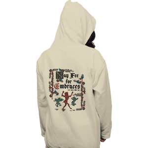 Daily_Deal_Shirts Pullover Hoodies, Unisex / Small / Sand Illuminated Free Hugs