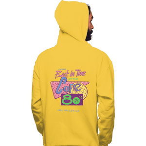 Shirts Zippered Hoodies, Unisex / Small / White Cafe 80s