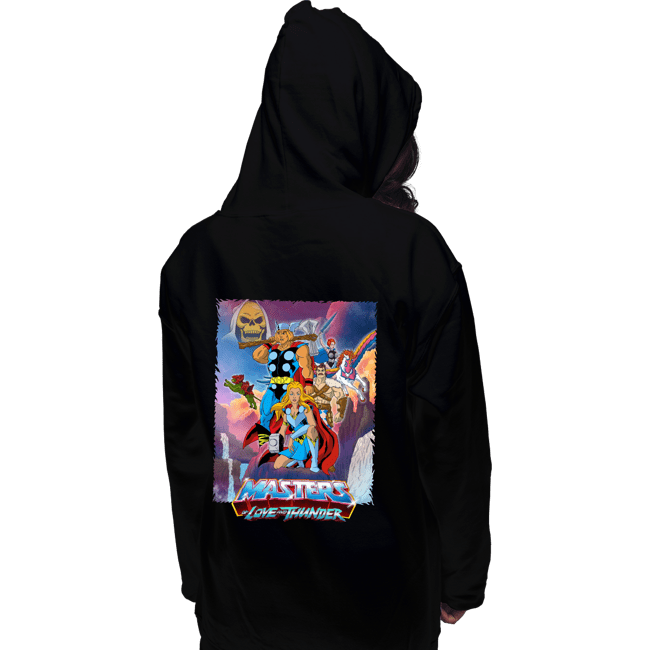 Daily_Deal_Shirts Pullover Hoodies, Unisex / Small / Black Masters Of Love And Thunder
