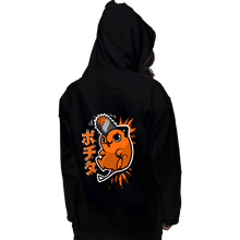 Load image into Gallery viewer, Daily_Deal_Shirts Pullover Hoodies, Unisex / Small / Black Pochita Pull Cord
