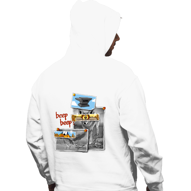Daily_Deal_Shirts Pullover Hoodies, Unisex / Small / White Beep Beep