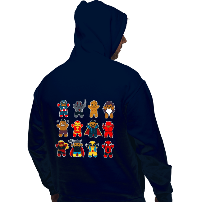 Daily_Deal_Shirts Pullover Hoodies, Unisex / Small / Navy Ginger Heroes