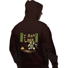 Load image into Gallery viewer, Shirts Pullover Hoodies, Unisex / Small / Dark Chocolate I Am Link
