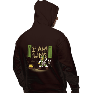 Shirts Pullover Hoodies, Unisex / Small / Dark Chocolate I Am Link