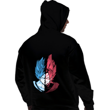 Load image into Gallery viewer, Shirts Pullover Hoodies, Unisex / Small / Black Blue VS Rose
