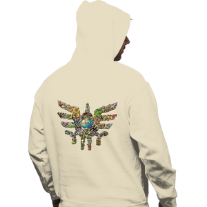 Secret_Shirts Pullover Hoodies, Unisex / Small / Sand Monsters Draw Near