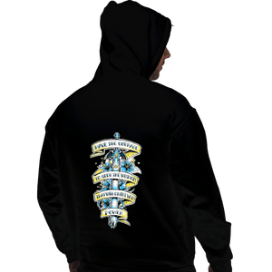 Daily_Deal_Shirts Pullover Hoodies, Unisex / Small / Black Vintage Sword