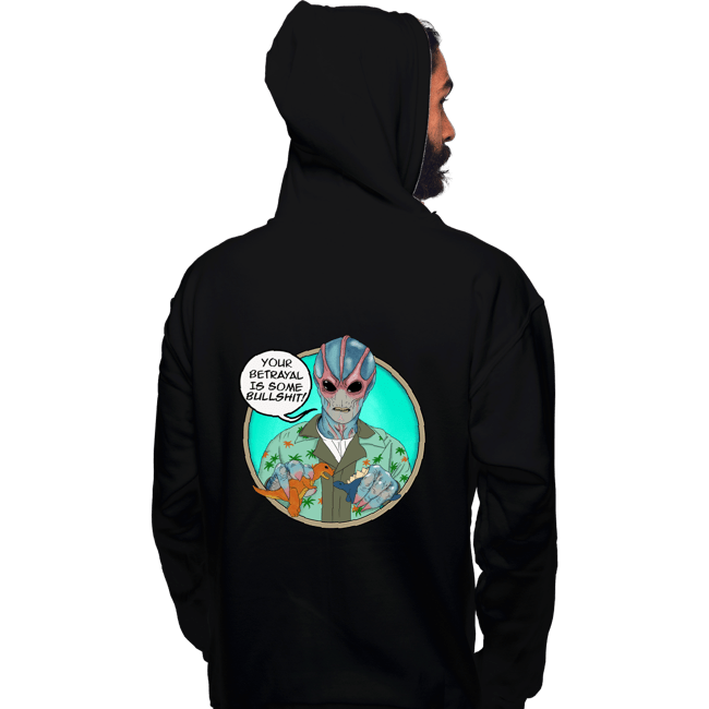 Daily_Deal_Shirts Pullover Hoodies, Unisex / Small / Black Resident Betrayal