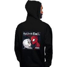 Load image into Gallery viewer, Secret_Shirts Pullover Hoodies, Unisex / Small / Black Spider-emo
