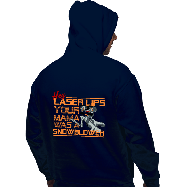 Daily_Deal_Shirts Pullover Hoodies, Unisex / Small / Navy Hey Laser Lips!