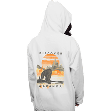 Load image into Gallery viewer, Shirts Pullover Hoodies, Unisex / Small / White Visit Wakanda
