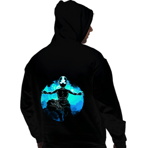 Daily_Deal_Shirts Pullover Hoodies, Unisex / Small / Black Air Bender Orb