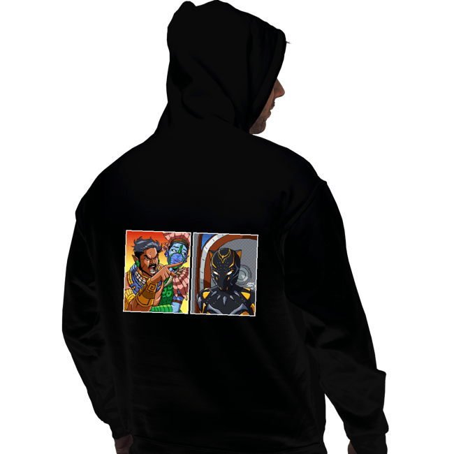 Daily_Deal_Shirts Pullover Hoodies, Unisex / Small / Black Fish Man Yelling