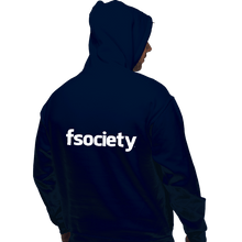 Load image into Gallery viewer, Shirts Pullover Hoodies, Unisex / Small / Navy fsociety
