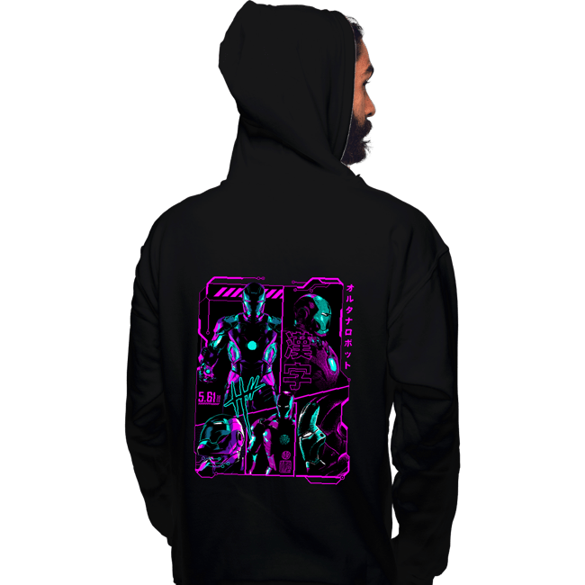 Daily_Deal_Shirts Pullover Hoodies, Unisex / Small / Black Iron Manga
