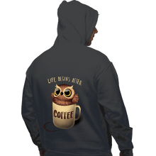Load image into Gallery viewer, Shirts Pullover Hoodies, Unisex / Small / Charcoal Night Owl

