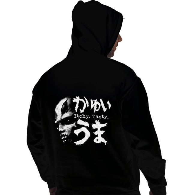 Daily_Deal_Shirts Pullover Hoodies, Unisex / Small / Black Itchy. Tasty.