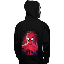 Load image into Gallery viewer, Daily_Deal_Shirts Pullover Hoodies, Unisex / Small / Black Glitch Peter Spider
