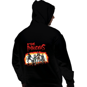 Shirts Pullover Hoodies, Unisex / Small / Black Invaders