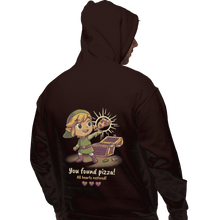 Load image into Gallery viewer, Shirts Zippered Hoodies, Unisex / Small / Dark Chocolate Legendary PIzza
