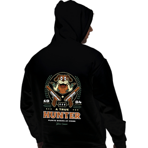 Daily_Deal_Shirts Pullover Hoodies, Unisex / Small / Black True Hunter
