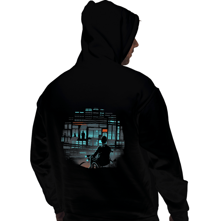 Shirts Pullover Hoodies, Unisex / Small / Black Window