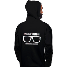 Load image into Gallery viewer, Shirts Zippered Hoodies, Unisex / Small / Black Nada Vision
