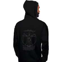 Load image into Gallery viewer, Daily_Deal_Shirts Pullover Hoodies, Unisex / Small / Black Vitruvian Darkside
