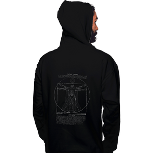 Daily_Deal_Shirts Pullover Hoodies, Unisex / Small / Black Vitruvian Darkside