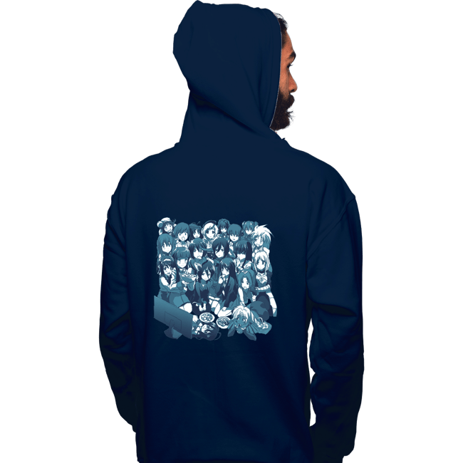 Secret_Shirts Pullover Hoodies, Unisex / Small / Navy Anime Night