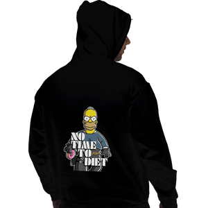 Shirts Zippered Hoodies, Unisex / Small / Black No Time To Diet