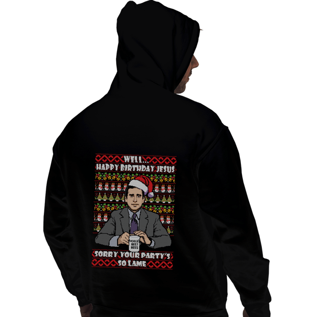 Shirts Pullover Hoodies, Unisex / Small / Black Lame Party