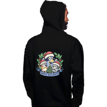 Load image into Gallery viewer, Daily_Deal_Shirts Pullover Hoodies, Unisex / Small / Black Bluey Holidays

