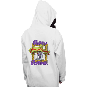 Shirts Pullover Hoodies, Unisex / Small / White Party Pooper