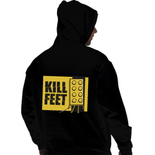Load image into Gallery viewer, Shirts Pullover Hoodies, Unisex / Small / Black Kill Feet
