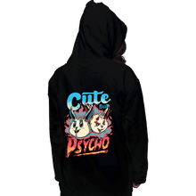 Load image into Gallery viewer, Daily_Deal_Shirts Pullover Hoodies, Unisex / Small / Black Cute But Psycho
