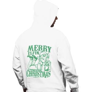 Shirts Pullover Hoodies, Unisex / Small / White Merry Elfin Christmas