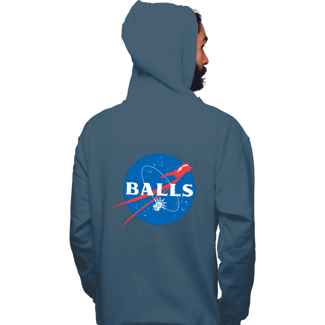 Secret_Shirts Pullover Hoodies, Unisex / Small / Indigo Blue Balls
