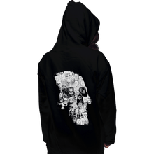 Load image into Gallery viewer, Shirts Pullover Hoodies, Unisex / Small / Black Horror Skull

