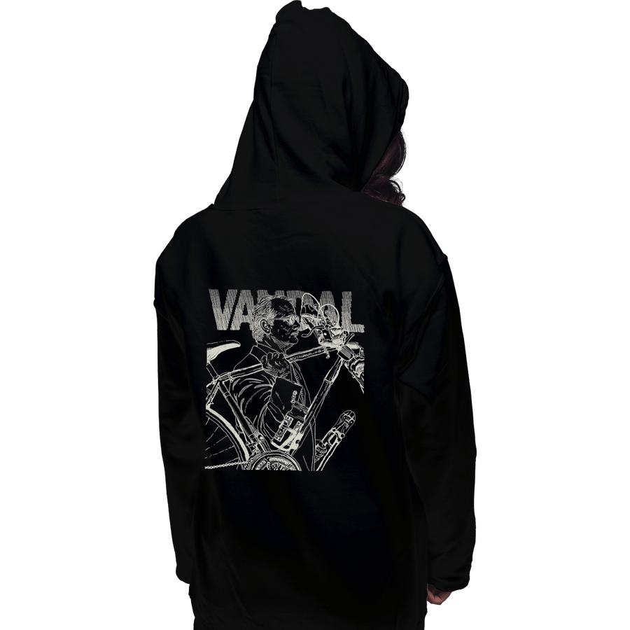 Shirts Pullover Hoodies, Unisex / Small / Black Bike Vandal