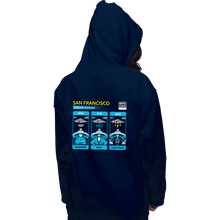 Load image into Gallery viewer, Secret_Shirts Pullover Hoodies, Unisex / Small / Navy Three Storms
