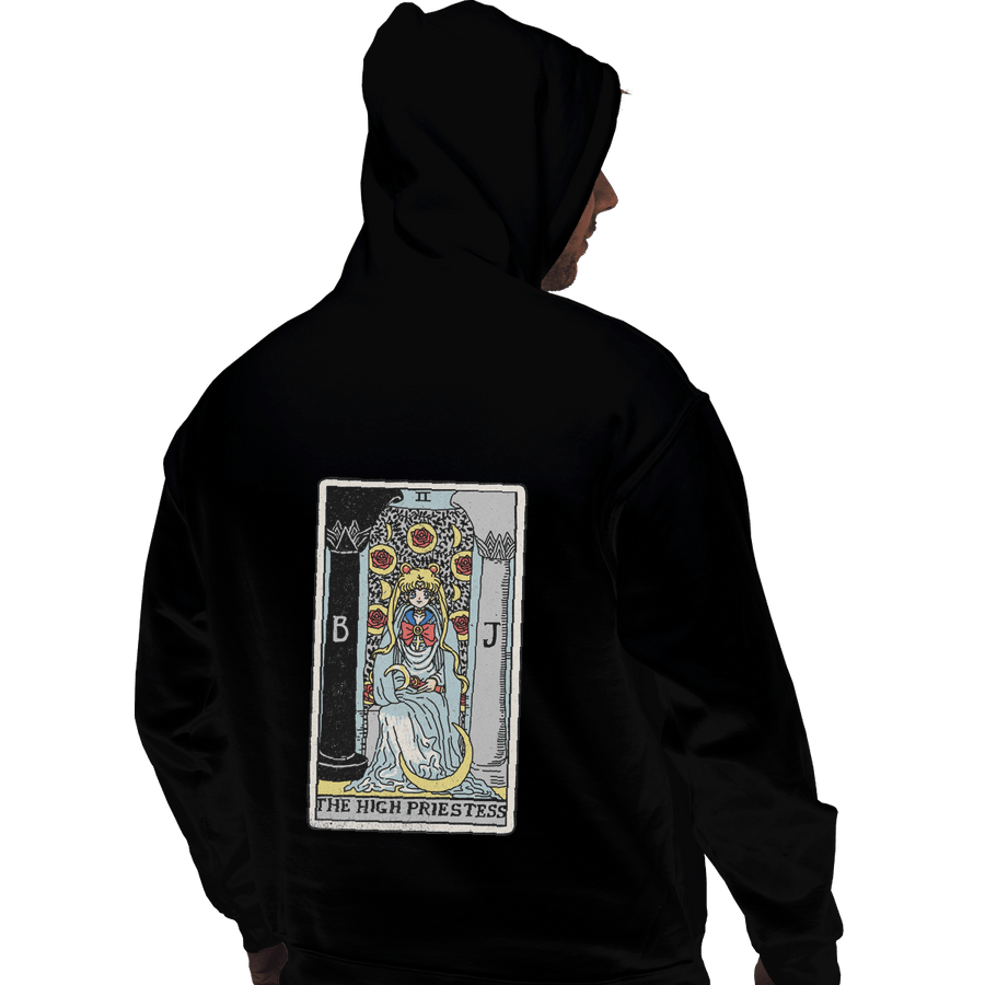 Shirts Pullover Hoodies, Unisex / Small / Black The High Priestess